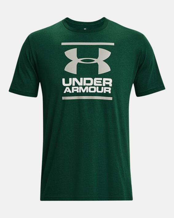 Men's UA GL Foundation Short Sleeve T-Shirt, Green, pdpMainDesktop image number 4